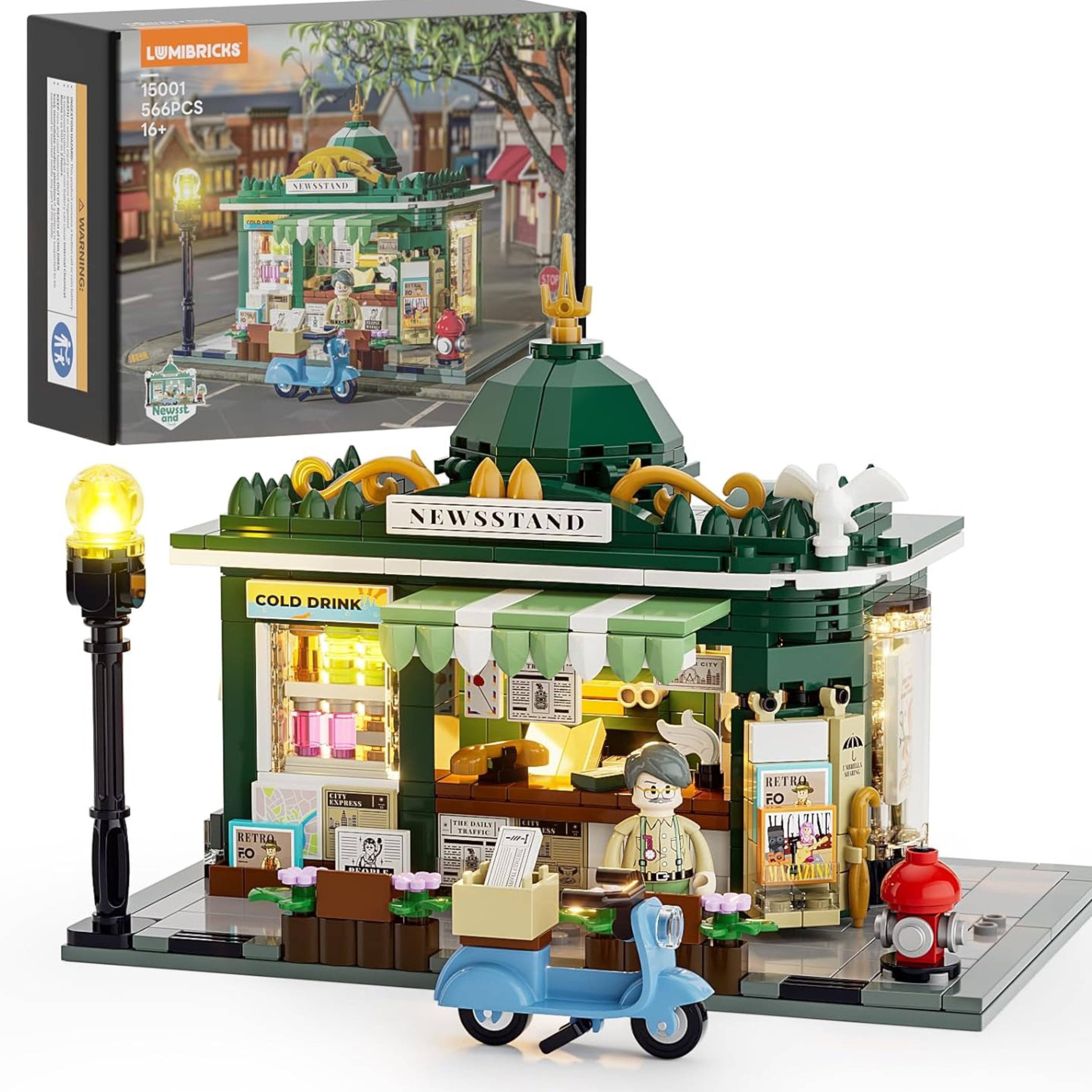 Lumibricks | City Town Life Quiosco de periódicos
