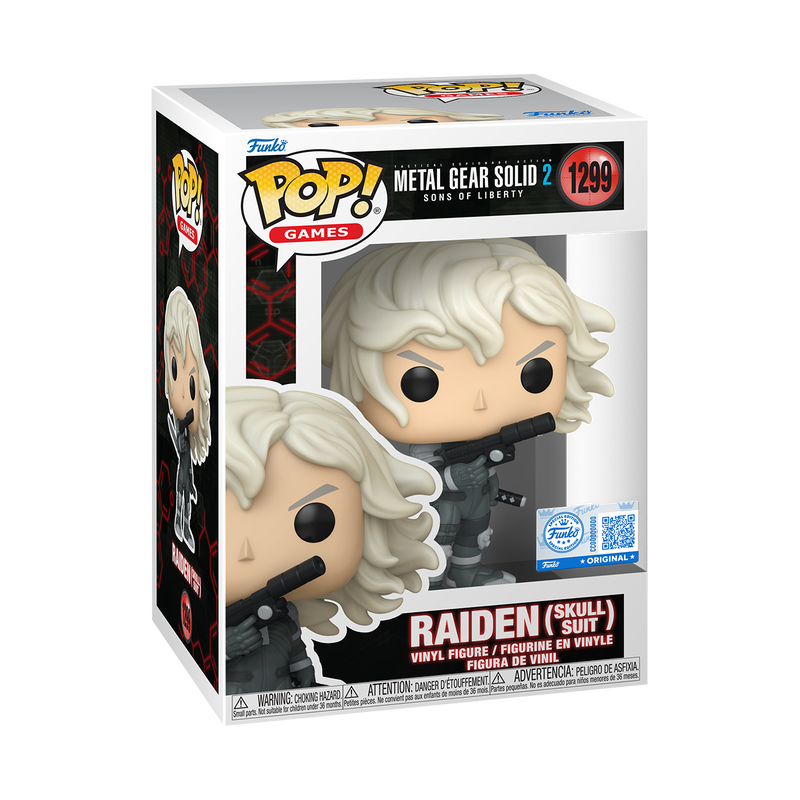 Funko Pop! | Raiden (Skull Suit) Exclusivo | METAL GEAR